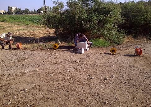Arazi jeofizik ölçüm çalışması
